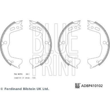 Bremsbackensatz ADBP410102 Bremsbackensatz ADBP410102