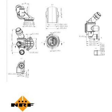 Thermostat, Kühlmittel 725003 Thermostat, Kühlmittel 725003