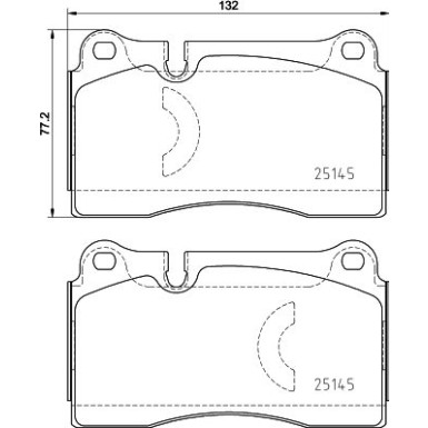 Brembo Bremsbelagsatz, Scheibenbremse PRIME LINE P 85 159 Brembo Bremsbelagsatz, Scheibenbremse PRIME LINE P 85 159