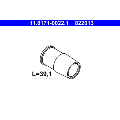 ATE Führungshülse, Bremssattel 11.8171-0022.1 ATE Führungshülse, Bremssattel 11.8171-0022.1