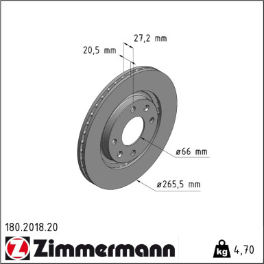 Bremsscheibe 180.2018.20 Bremsscheibe 180.2018.20