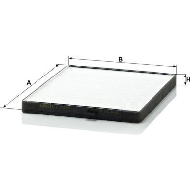 MANN-FILTER CU 2330 Innenraumfilter, Partikelfilter MANN-FILTER CU 2330 Innenraumfilter, Partikelfilter