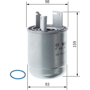Kraftstofffilter F 026 402 289 Kraftstofffilter F 026 402 289
