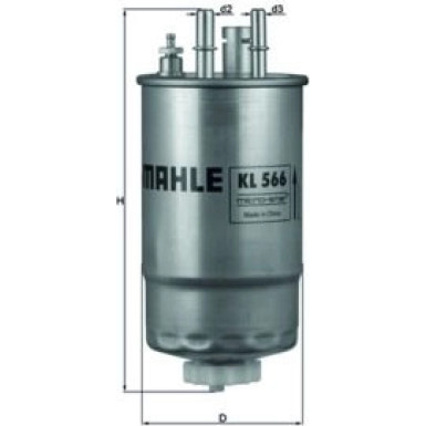 Kraftstofffilter KL 566 Kraftstofffilter KL 566