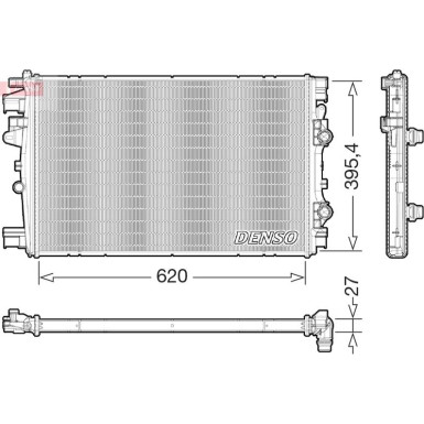 Kühler, Motorkühlung DRM09176 Kühler, Motorkühlung DRM09176