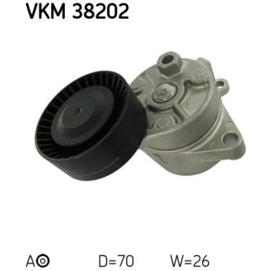 Spannrolle, Keilrippenriemen VKM 38202