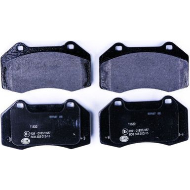 Hella Bremsbelagsatz, Scheibenbremse 8DB 355 012-151 Hella Bremsbelagsatz, Scheibenbremse 8DB 355 012-151