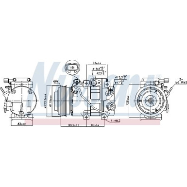 Kompressor, Klimaanlage 890151 Kompressor, Klimaanlage 890151