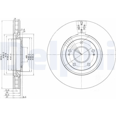 Bremsscheibe BG3988 Bremsscheibe BG3988