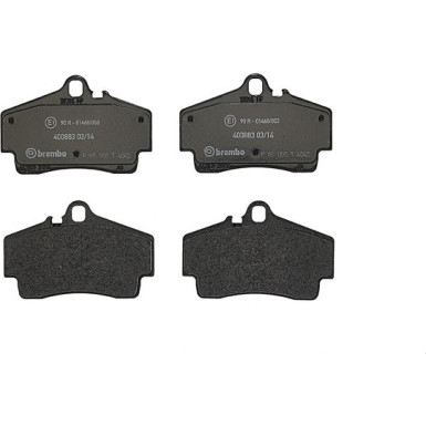 Brembo Bremsbelagsatz, Scheibenbremse PRIME LINE P 65 008