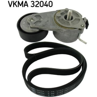 SKF Keilrippenriemensatz VKMA 32040