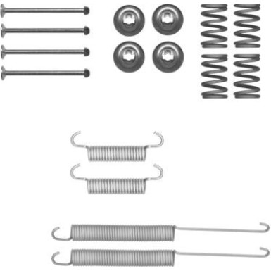 Zubehörsatz, Bremsbacken 8DZ 355 205-411 Zubehörsatz, Bremsbacken 8DZ 355 205-411