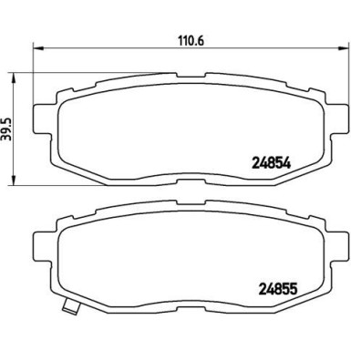 Brembo Bremsbelagsatz, Scheibenbremse PRIME LINE P 78 018 Brembo Bremsbelagsatz, Scheibenbremse PRIME LINE P 78 018