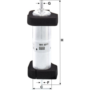 Kraftstofffilter WK 6011 Kraftstofffilter WK 6011