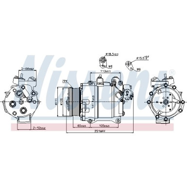 Kompressor, Klimaanlage 89245 Kompressor, Klimaanlage 89245