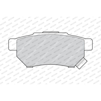 Ferodo Bremsbelagsatz, Scheibenbremse PREMIER ECO FRICTION FDB621 Ferodo Bremsbelagsatz, Scheibenbremse PREMIER ECO FRICTION FDB621