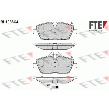 FTE Bremsbelagsatz, Scheibenbremse 9010530 FTE Bremsbelagsatz, Scheibenbremse 9010530