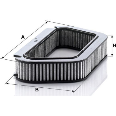 MANN-FILTER CUK 4136 Innenraumfilter, Aktivkohlefilter MANN-FILTER CUK 4136 Innenraumfilter, Aktivkohlefilter
