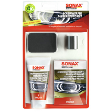 SONAX Aufbereitungs-Set, Scheinwerfer Scheinwerfer AufbereitungsSet 04059410
