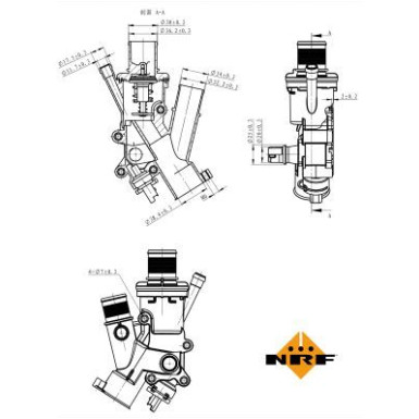 NRF Thermostat, Kühlmittel EASY FIT 725165 NRF Thermostat, Kühlmittel EASY FIT 725165