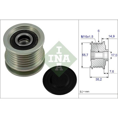 INA Generatorfreilauf 535 0013 10