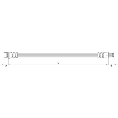 Metzger Bremsschlauch 4110934