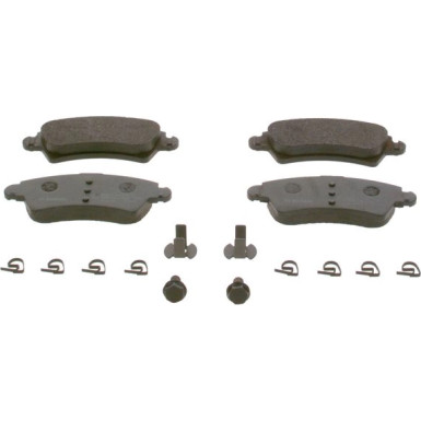 BOSCH Bremsbelagsatz, Scheibenbremse 0 986 424 801