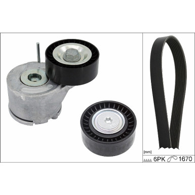 INA Keilrippenriemensatz 529 0380 10