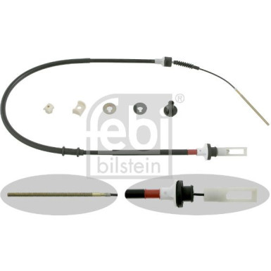 FEBI BILSTEIN 12756 Seilzug, Kupplungsbetätigung