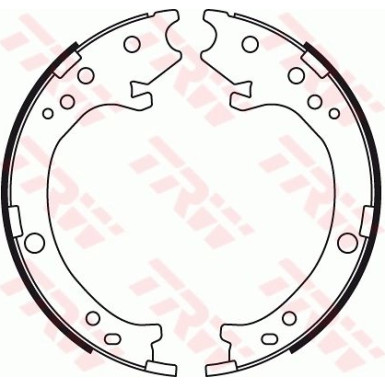 Bremsbackensatz, Feststellbremse GS8779 Bremsbackensatz, Feststellbremse GS8779