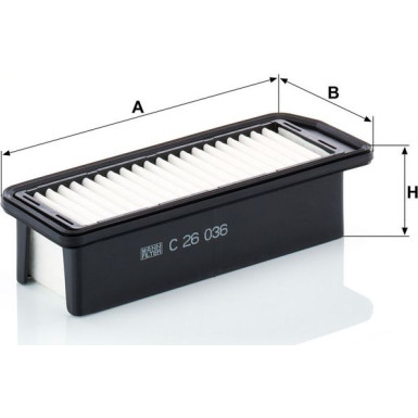 MANN-FILTER C 26 036 Luftfilter