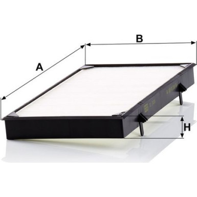 MANN-FILTER CU 3454 Innenraumfilter, Partikelfilter