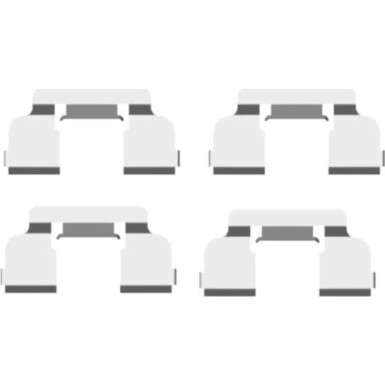Zubehörsatz, Scheibenbremsbelag 8DZ 355 203-801 Zubehörsatz, Scheibenbremsbelag 8DZ 355 203-801
