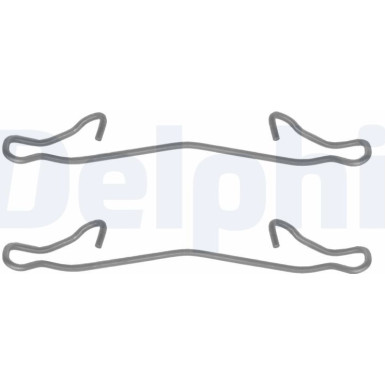 Delphi Zubehörsatz, Scheibenbremsbelag LX0088