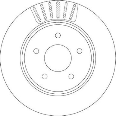 TRW Bremsscheibe DF6789 TRW Bremsscheibe DF6789