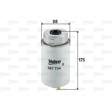 Valeo Kraftstofffilter 587734
