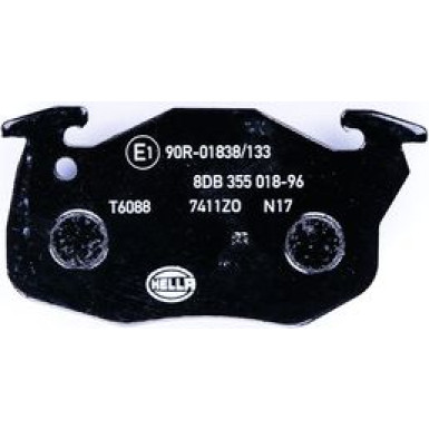 Hella Bremsbelagsatz, Scheibenbremse 8DB 355 018-961 Hella Bremsbelagsatz, Scheibenbremse 8DB 355 018-961