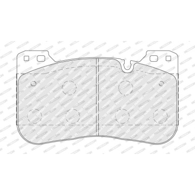 Bremsbelagsatz, Scheibenbremse FDB5301 Bremsbelagsatz, Scheibenbremse FDB5301