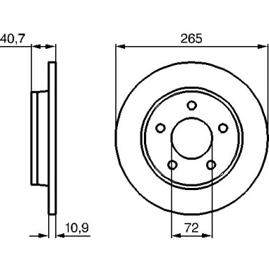Bremsscheibe 0 986 479 C77 Bremsscheibe 0 986 479 C77