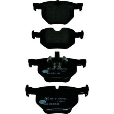 Hella Bremsbelagsatz, Scheibenbremse 8DB 355 011-801