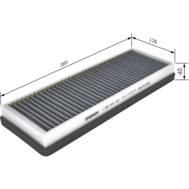 BOSCH 1 987 431 154 Innenraumfilter