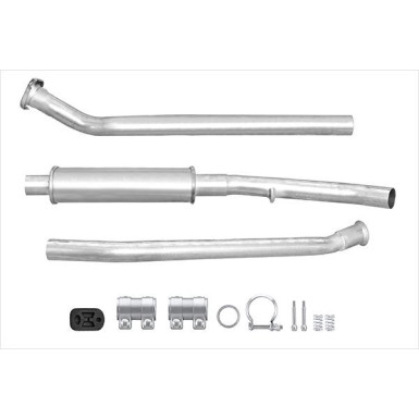 Hella Mittelschalldämpfer Easy2Fit – PARTNERED with Faurecia 8LC 366 023-401