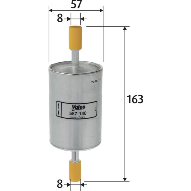 Kraftstofffilter 587140 Kraftstofffilter 587140