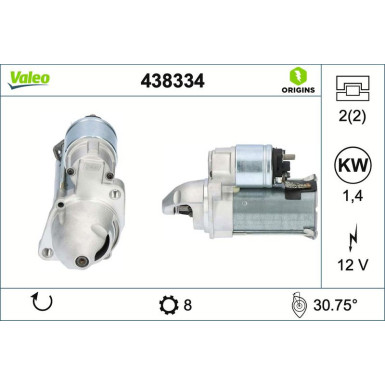 Valeo Starter VALEO ORIGINS 438334