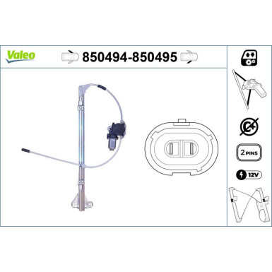 Valeo Fensterheber 850494