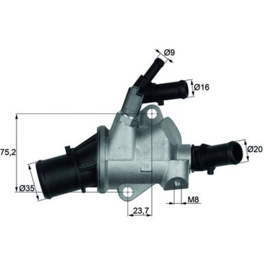 Thermostat, Kühlmittel TI 148 88