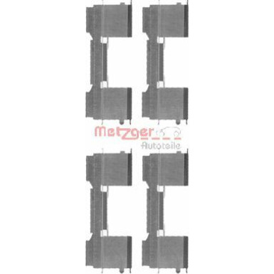 Metzger Zubehörsatz, Scheibenbremsbelag 109-1729