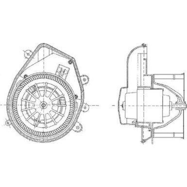 Innenraumgebläse AB 54 000P Innenraumgebläse AB 54 000P