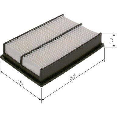 BOSCH F 026 400 129 Luftfilter BOSCH F 026 400 129 Luftfilter