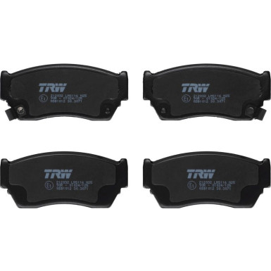 TRW Bremsbelagsatz, Scheibenbremse GDB1012 TRW Bremsbelagsatz, Scheibenbremse GDB1012